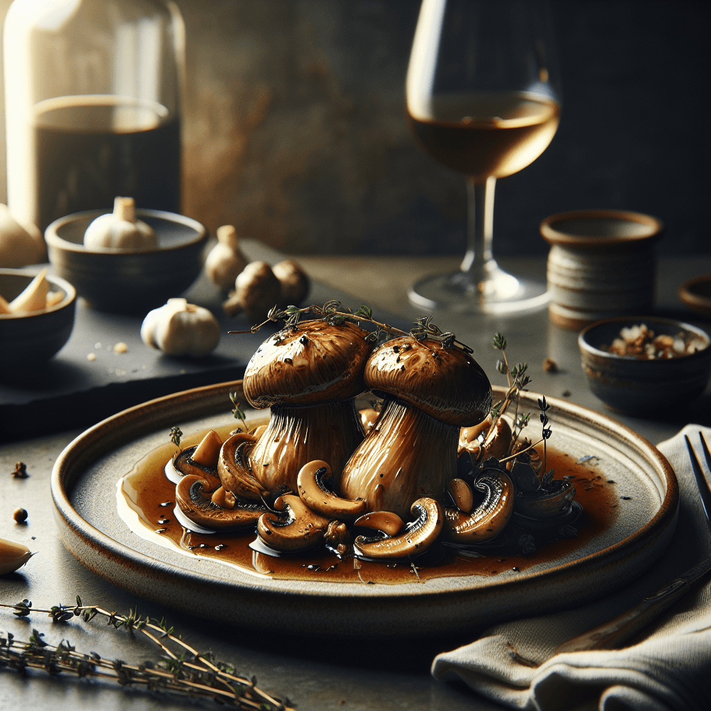 King Oyster Mushrooms à la Provençale