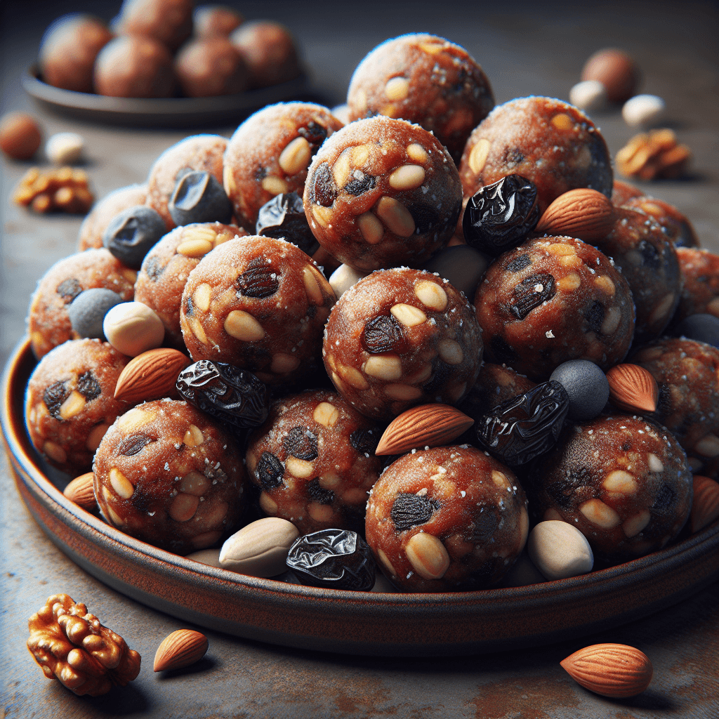 Nutty Date and Prune Energy Balls